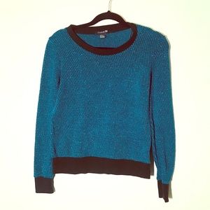 Sparkly Blue Long sleeve sweater. 🐬🦋